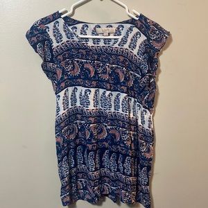 Pretty patterned shirt from Loft